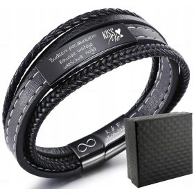  Lederarmband für EHEMANN mit GRAVUR als Geschenk