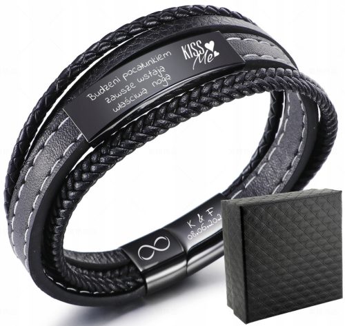  Lederarmband für EHEMANN mit GRAVUR als Geschenk