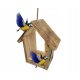 Bemaltes Vogelhäuschen aus Holz