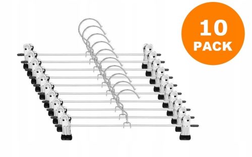 POLMART Hosenbügel CHROME Schnallen 30 CM