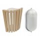 Saunen und Zubehör SAUNA LAMP SHADE LAMP PORJUN ABACHI SET