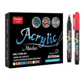 Marker, Marker, ACRYL-Marker, 24 Stück (C025)