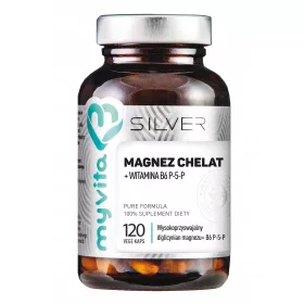   MyVita Magnesiumchelat + Vitamin B6 - 120 Kapseln für Energie und Nervensystem