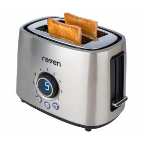  RAVEN ET007 Toaster Silber/Grau 1000 W