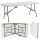 Tisch für Garten und Terrasse - Kunststofftisch Expand, rechteckig, 240 x 75 x 75 cm
