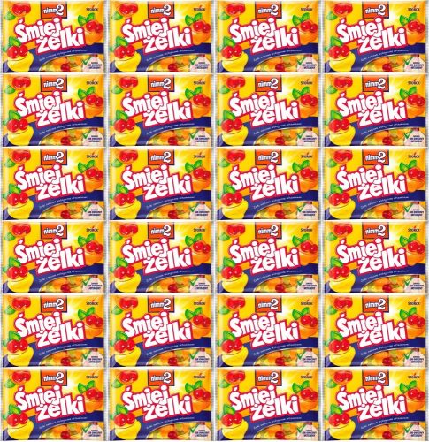 Storck Nimm „Śmiejżelki" Fruchtgummis 100g x24 - Bunter Vitaminspaß