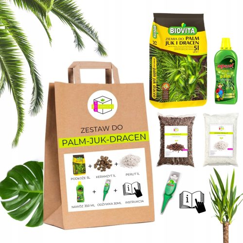 Gartenerde JUK DRACEN MONSTERA PALM KIT, SUBSTRAT + DÜNGER