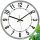 Uhr für zu Hause ModernClock Wanduhr Weiß, Schwarz, Creme, Grautöne, 30 cm