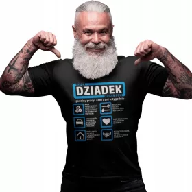  Schwarzes Herren T-Shirt/T-Shirt - Super Opa