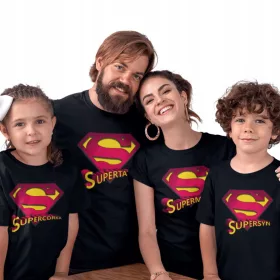 Set mit 4 T-Shirts für die Mama-Papa-Familie