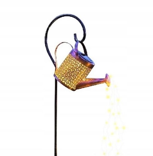 Gartenlampen stecken im Boden fest Solarlampe, LED-Solargießkanne, 80 cm, 1 Stk.