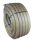 Wellrohr aus PVC, Durchmesser 100, mit geobeschichtetem Material.