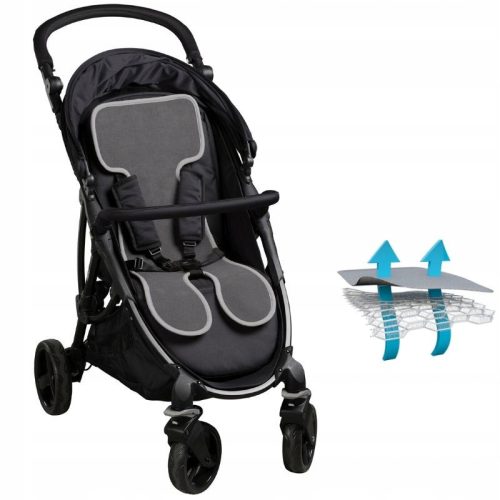  Einsatz für den Air Cuddle Sitz 0-25 kg, grau
