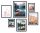 Bilder an der Wand 6x RAHMENGEMÄLDE, POSTER, BOHO-RAHMEN, PAMPASBOOT