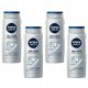 Nivea Men Silver Protect Duschgel für Gesicht, Körper und Haare 500 ml
