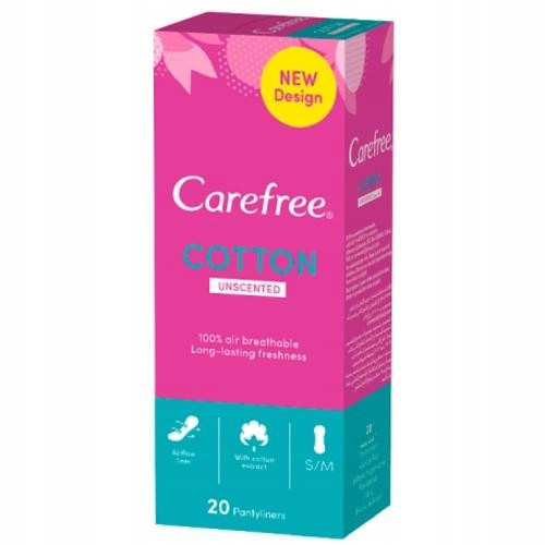  Carefree Cotton Slipeinlagen 1 Packung - 20 Stk