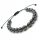  ARMBAND Steine String Hämatit Graphit