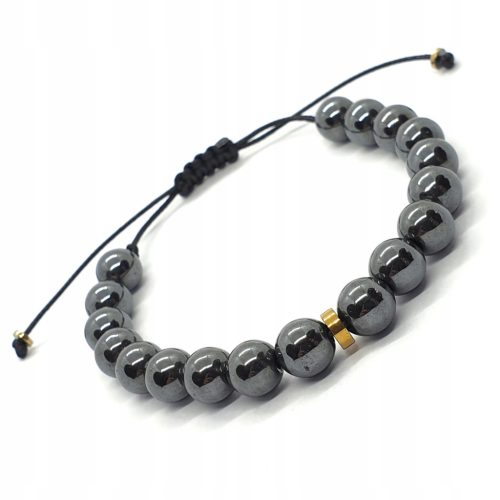  ARMBAND Steine String Hämatit Graphit