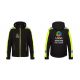 Arbeiter-Arbeitsschutz-Warnjacke mit Kapuze mit eigenem Logo-Aufdruck, Größe L