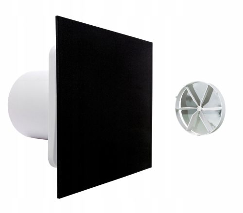 Ventika KLIQ100BASEH + KLIQFP180CHROME Badezimmerventilator 100 mm