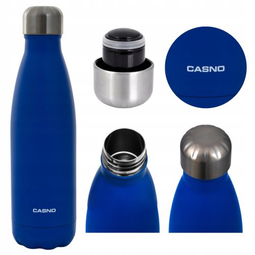  Casno Trivor Thermoskanne für Getränke 0,5 l, Blautöne