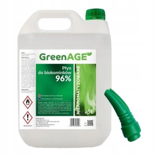 BIOFUEL BIOETHANOL BIO-KAMIN 5 LITER GRÜN