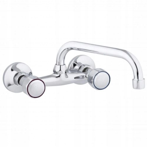  Yoka Home FIZAR silberner wandmontierter Küchenarmatur