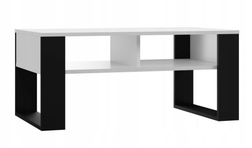  TopEshop Moderner rechteckiger Couchtisch 90 x 58 x 50 cm weiß