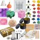Kerzenzubehör KERZENHERSTELLUNGSSET, SILIKONFORMER, GESCHENK