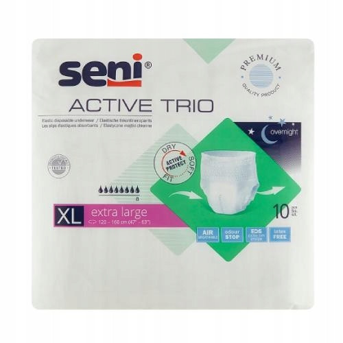  Seni Active Trio Saughöschen, Größe XL, 10 Stk