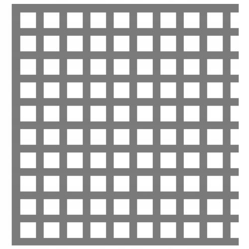 Verzinktes Stahlblech 1,5 mm 100 x 100 cm