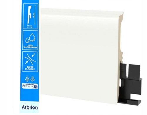 Arbiton PVC-Streifen 15 x 80, Länge 220 cm, weiß
