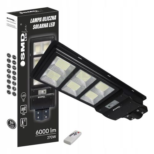  Straßenlaterne 270 W 6000 lm solarbetrieben