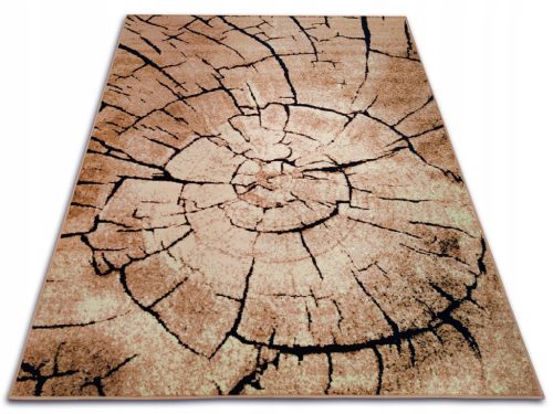 Alfa Shiraz Teppich Pień Beż Brąz B55, 200x300cm, robust & allergikerfreundlich