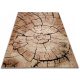Alfa Shiraz Teppich Pień Beż Brąz B55, 200x300cm, robust & allergikerfreundlich