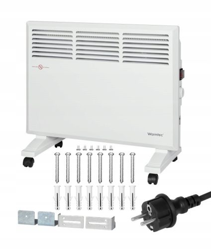 Warmtec 1500 W weißer Konvektorheizer