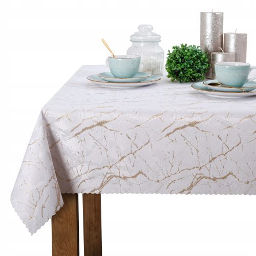 Tischdecke Fleckenabweisende Tischdecke 140 cm x 300 cm, verschiedene Formen
