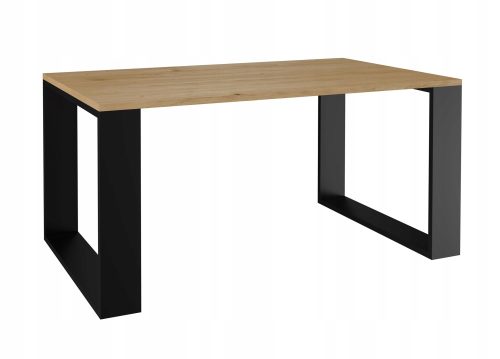  TopEshop Moderner rechteckiger Couchtisch 90 x 58 x 50 cm, Artisan-Eiche