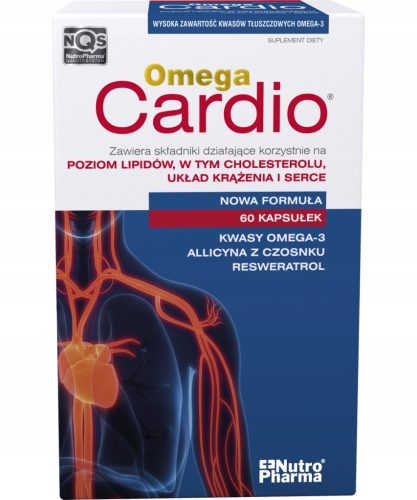 Omega Cardio 60 Kapseln – Unterstützung für Herz und Kreislauf mit Omega-3-Fettsäuren