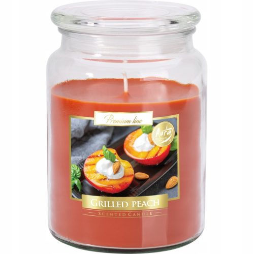 Kerzen Traditionelle Paraffinkerze Gegrillter Pfirsich Aura 1 Stk.