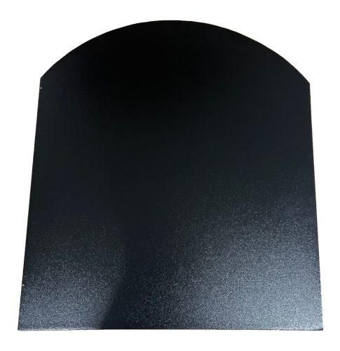 Herdplatte 80 x 90 cm – Schwarz – Halbkreis