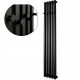 Komin-Expert Wasserbadheizkörper 525 W 250 x 1500 mm schwarz