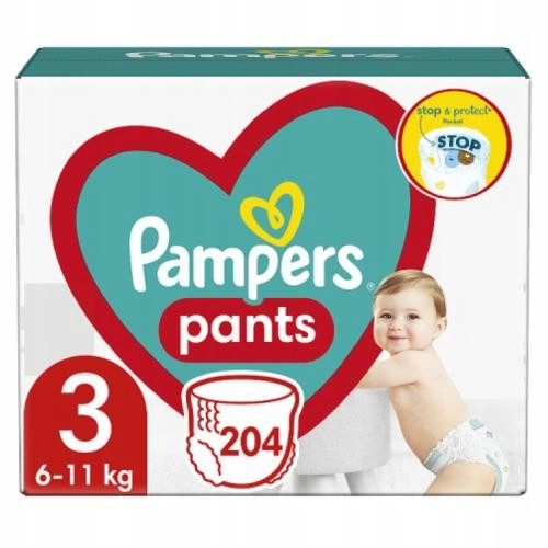  Pampers Pants Windeln Größe 3 204 Stk.