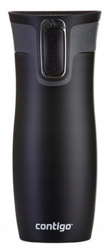 Contigo West Loop 2.0 Thermobecher 470ml - Mattschwarz - Perfekt für Unterwegs