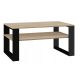  TopEshop Moderner rechteckiger Couchtisch 90 x 58 x 50 cm, Sonoma-Eiche