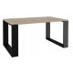 TopEshop Moderner rechteckiger Couchtisch 90 x 59 x 50 cm, Sonoma-Eiche