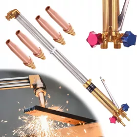 65 cm Schneidbrenner Propan Sauerstoff 4x Düse 3-100 mm