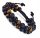  HERREN-PERLEN-TIGERAUGEN-ARMBAND LAVA-ACHAT