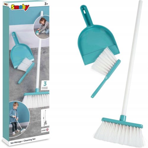  Smoby Reinigungsset: Besen, Kehrschaufel, Besen 330317