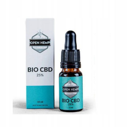  CBD-Hanföl 25 % Open Hemp BIO CBD-Öl 25 % 10 ml